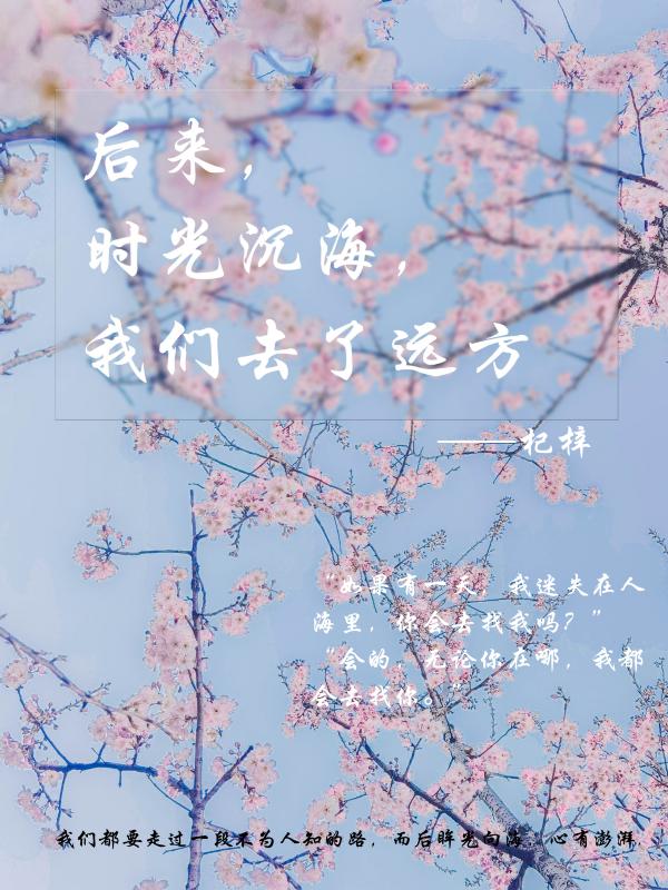 后来的我们消失在人海